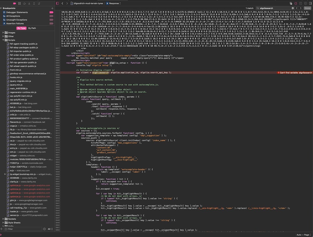 Console errors just on my posts - sage - Roots Discourse