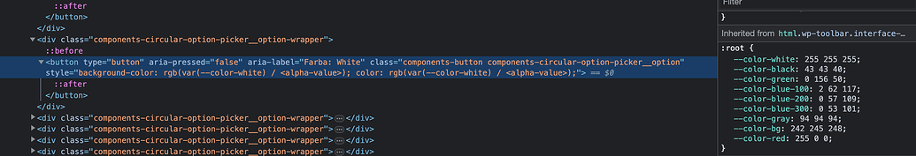 Colors in Gutenberg not working correctly - sage - Roots Discourse