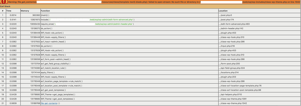 Weird error when removing page templates - sage - Roots Discourse
